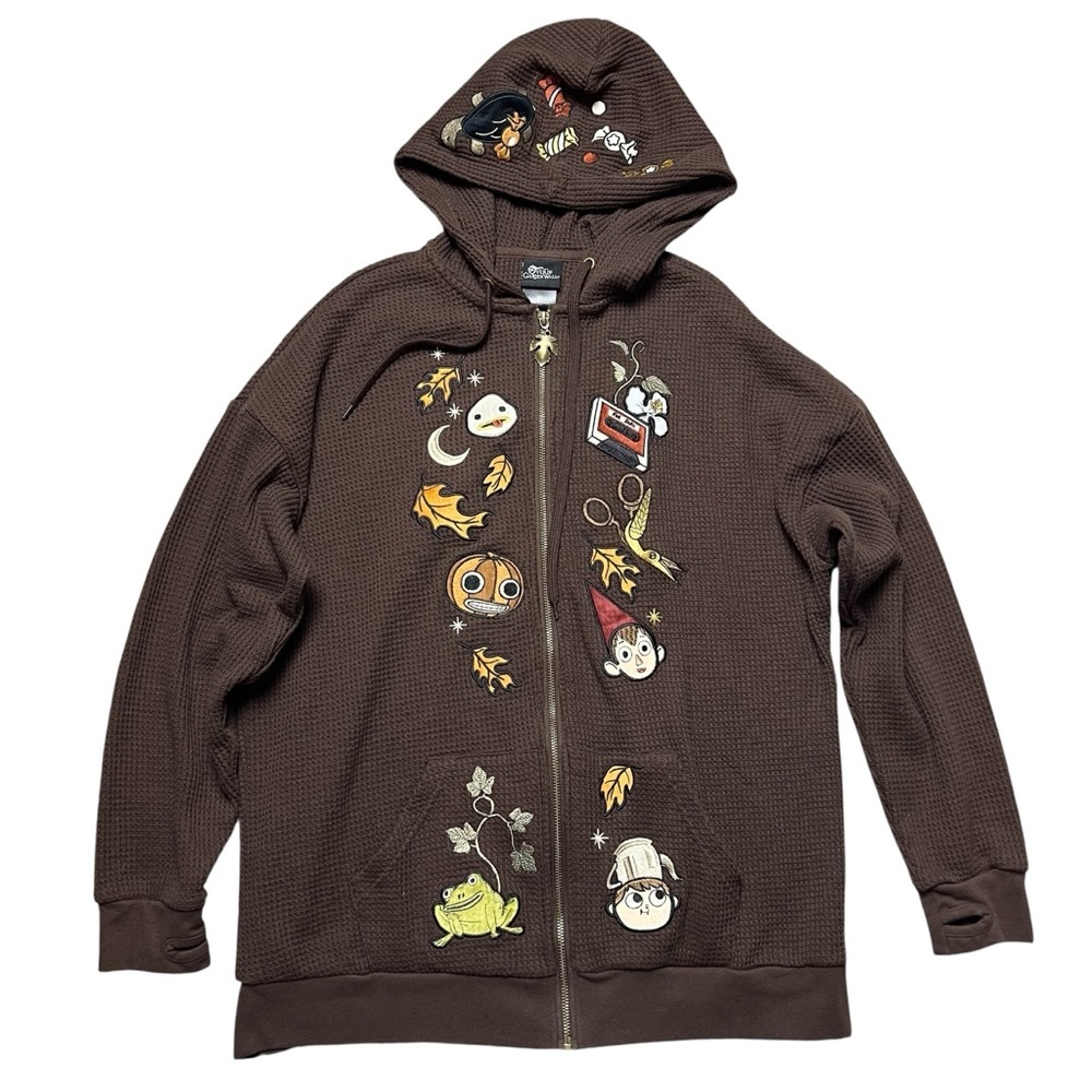 Over The Garden Wall Icons Oversized Hoodie Medium Sweatshirt Jacket Sweater